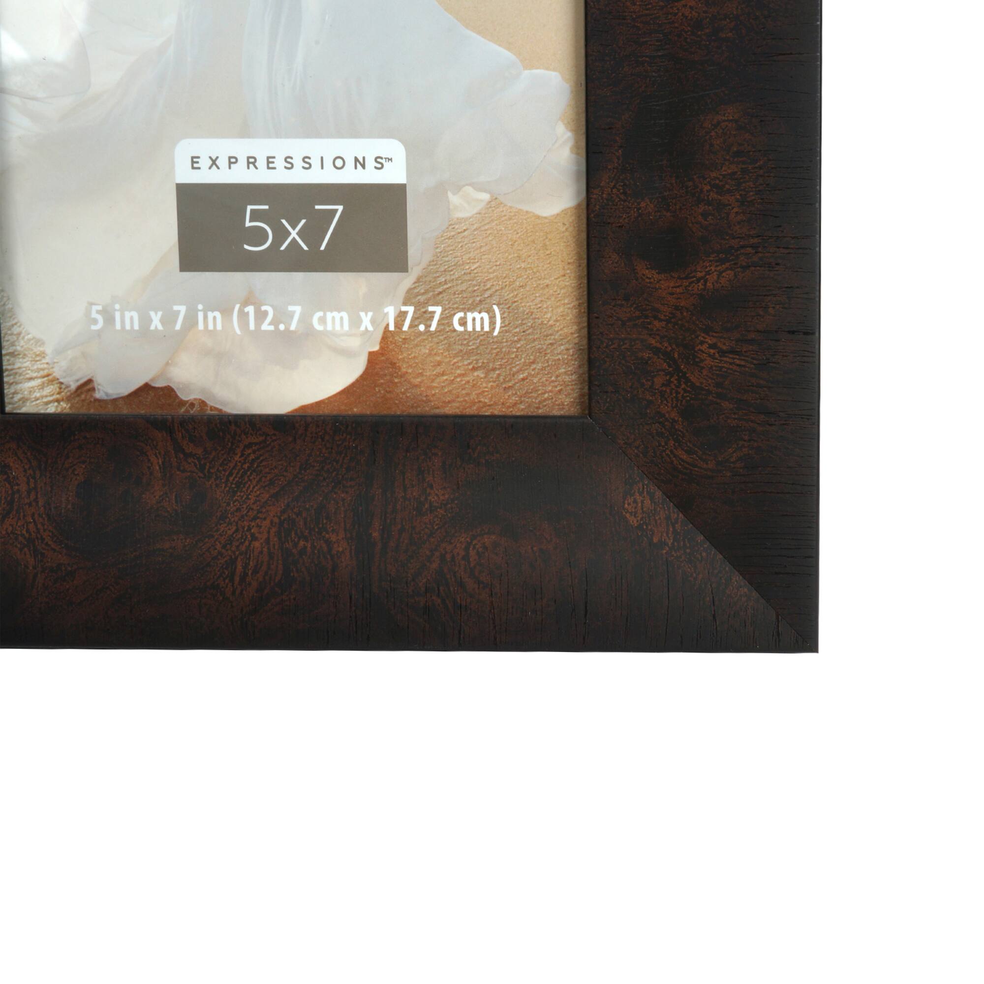 Expressions™ 5" x 7" Espresso Beveled Frame by Studio Décor®